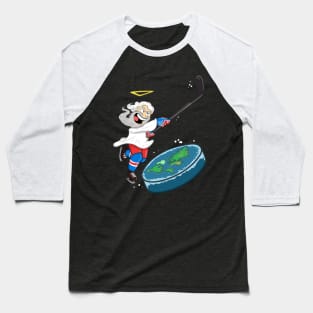 God of the Flat Earth T-shirt Baseball T-Shirt